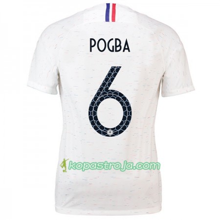 Billiga Fotbollströjor Frankrike Pogba 6 Dam VM 2018 Borta tröja